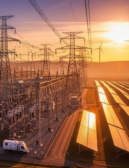 Industrial rolling shutters and automatic entrance gates for energy and power plants