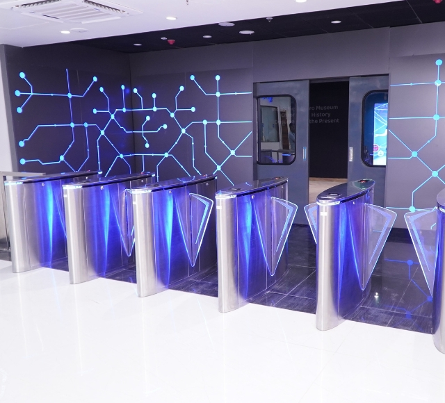 Access control systems and turnstiles for commercial and public infrastructure