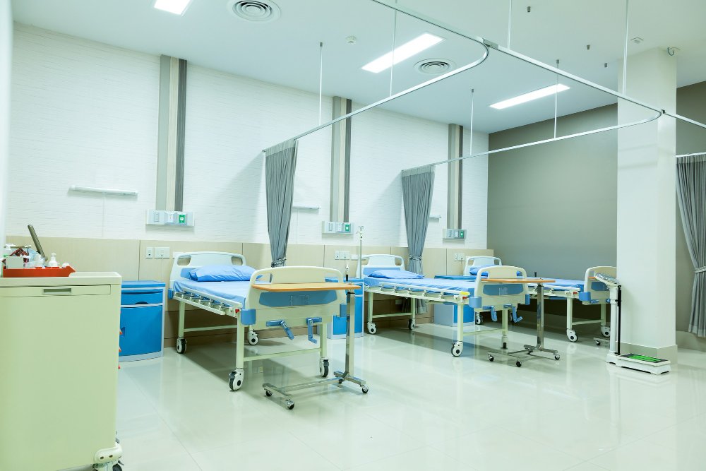 Hospital entrance automation and access control systems